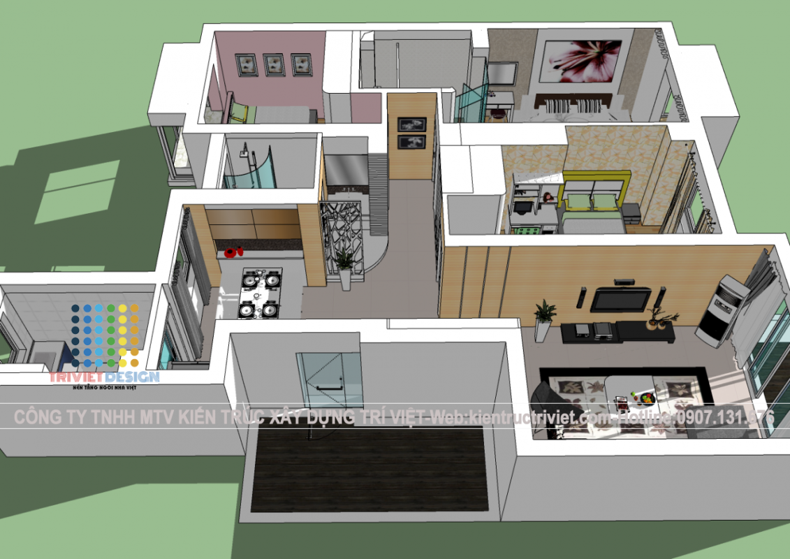 bản vẽ biệt thự hiện đại đẹp