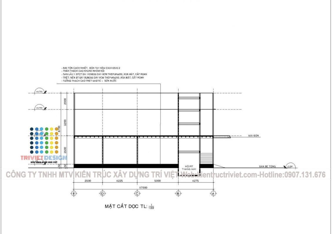 bản vẽ nhà kho dược đơn giản