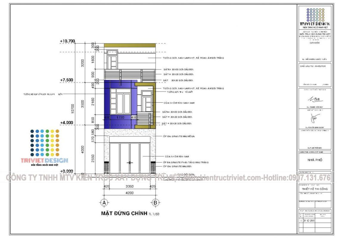 bản vẽ nhà phố 4x12 đẹp 2023