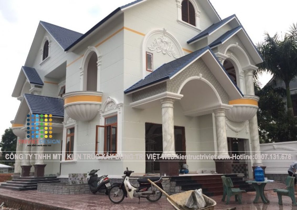 biệt thự nhà vườn 3 tầng hiện đại