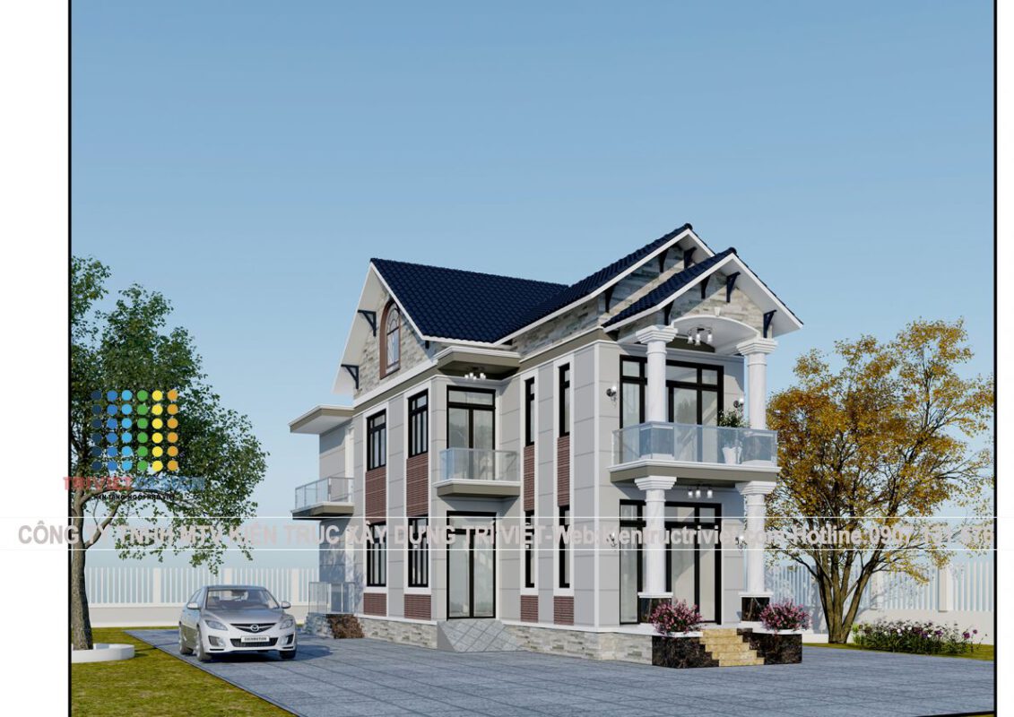 biệt thự phố 01 trệt 01 lầu