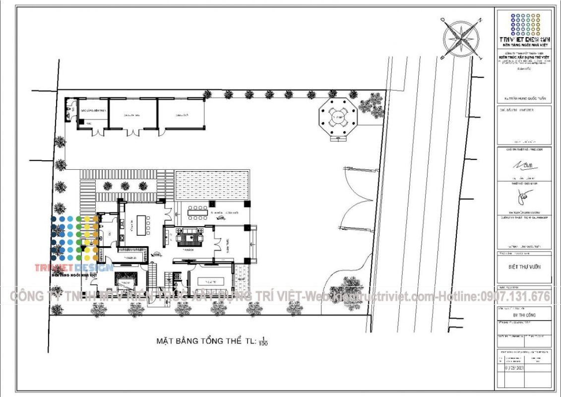 biệt thự sân vườn 1 trệt 1 lầu rộng