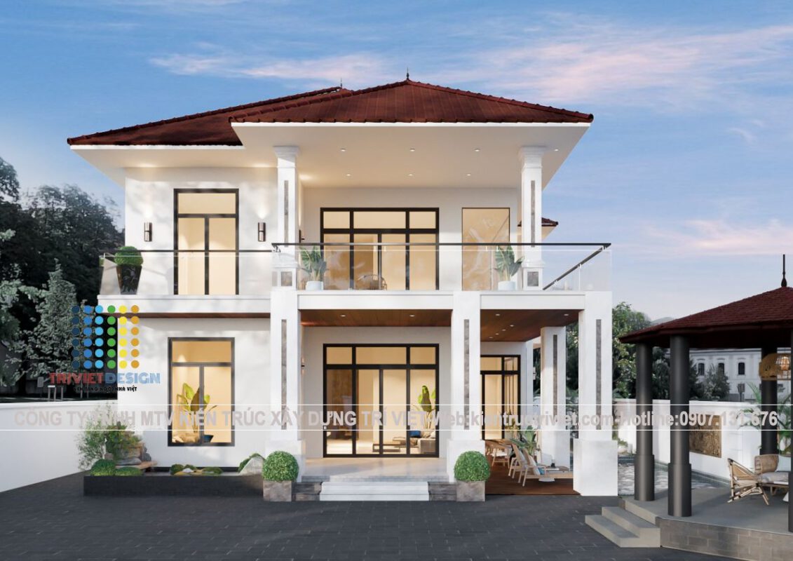 biệt thự vườn 01 trệt 01 lầu