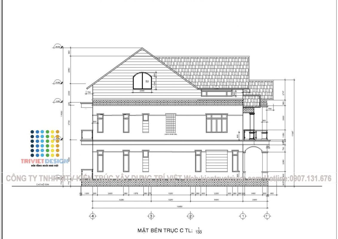 mẫu nhà phố 2 tầng đẹp