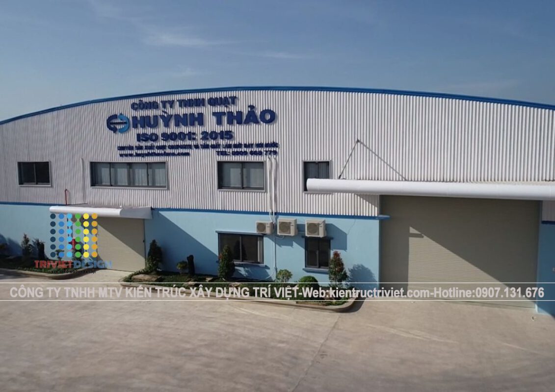 mẫu thiết kế nhà xưởng công nghiệp đẹp