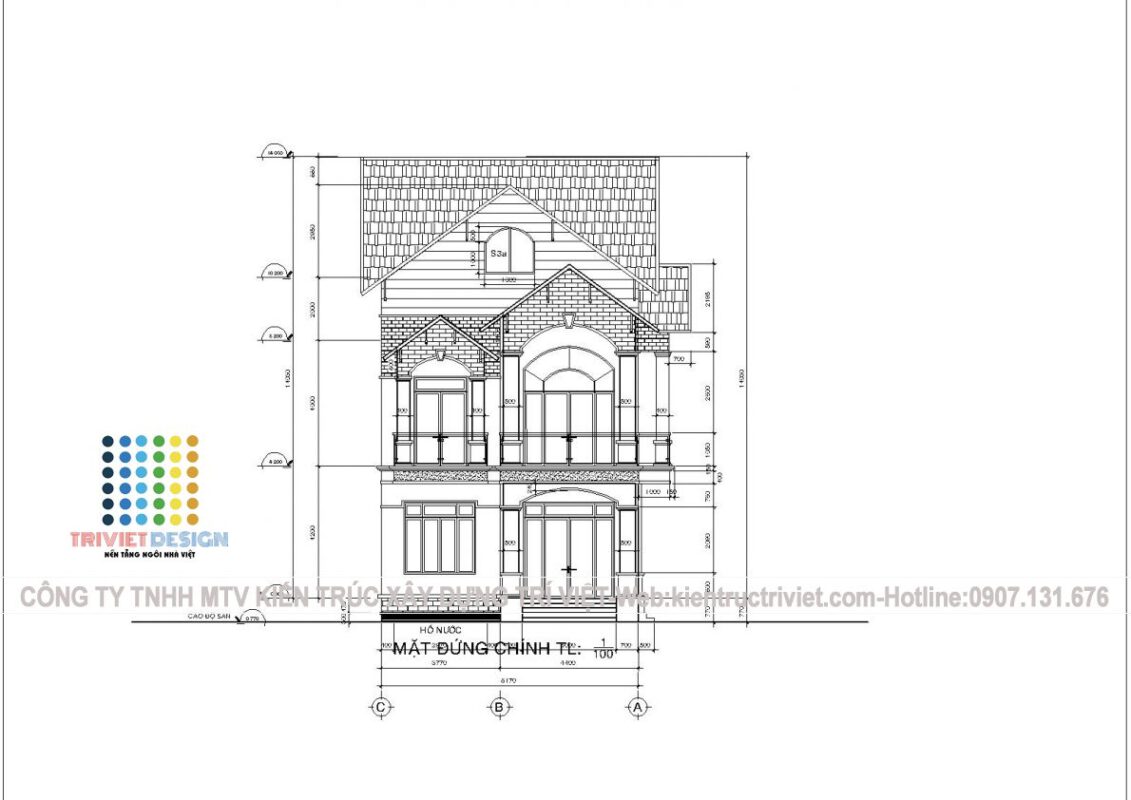 nhà biệt thự phố hiện đại