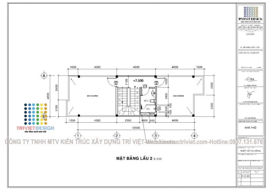 nhà phố 4x12 đẹp
