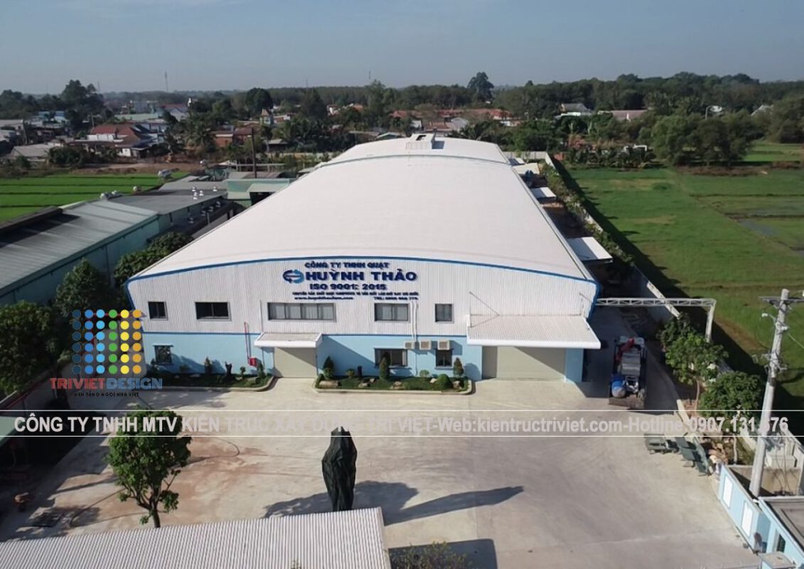 nhà xưởng công nghiệp hiện đại