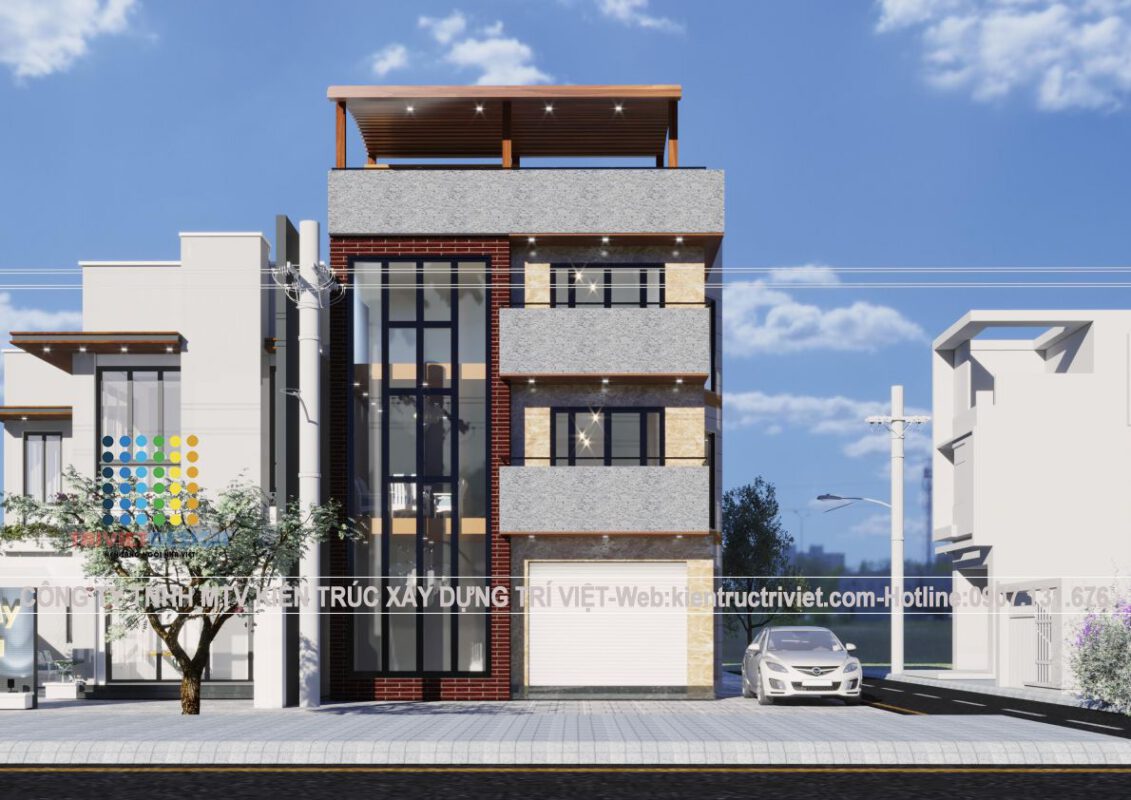 shophouse trên mảnh đất tam giác