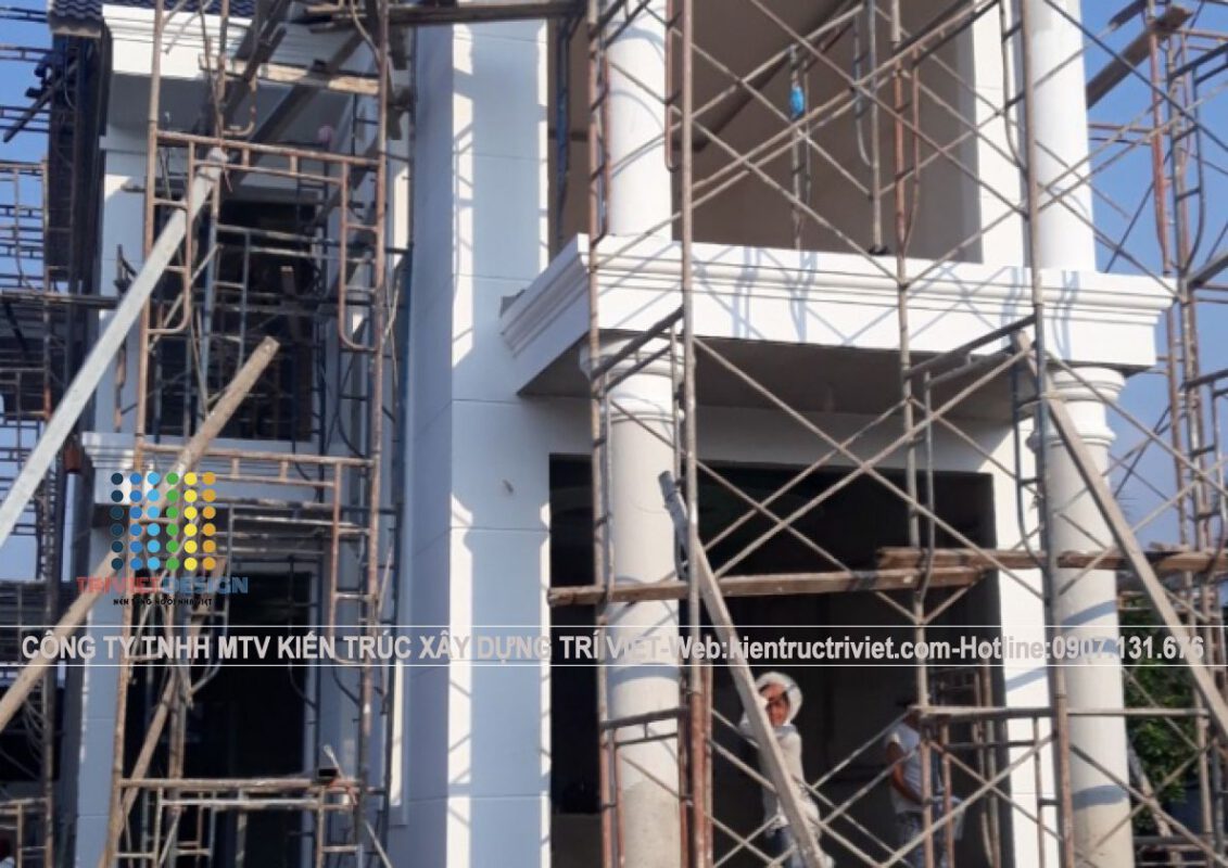 mẫu nhà biệt thự 1 tầng mái thái đẹp