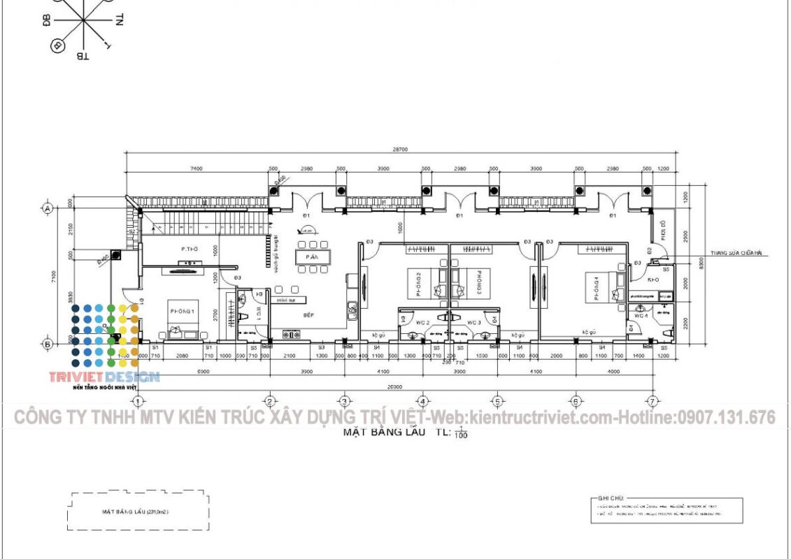 thiết kế nhà phố liên kế đẹp cho thuê