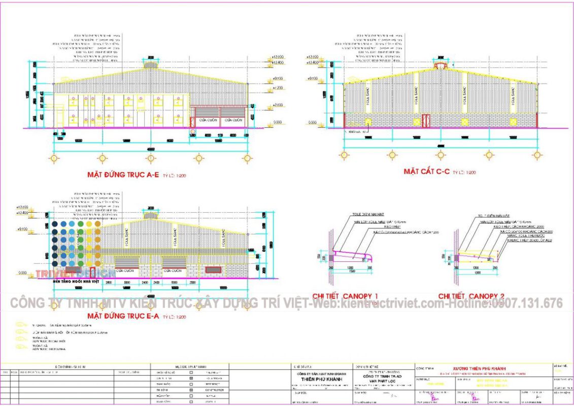 thiết kế xưởng cơ khí đẹp hiện đại