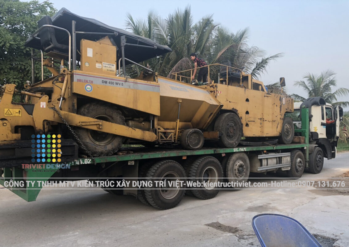 trải thảm nhựa đường