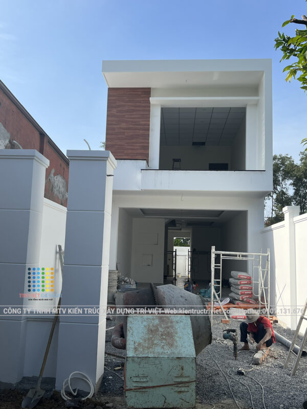 mẫu nhà phố 1 trệt 1 lầu đẹp hiện đại