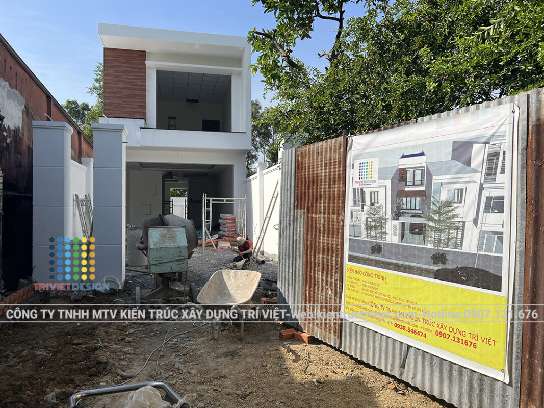 nhà phố 01 trệt 01 lầu hiện đại