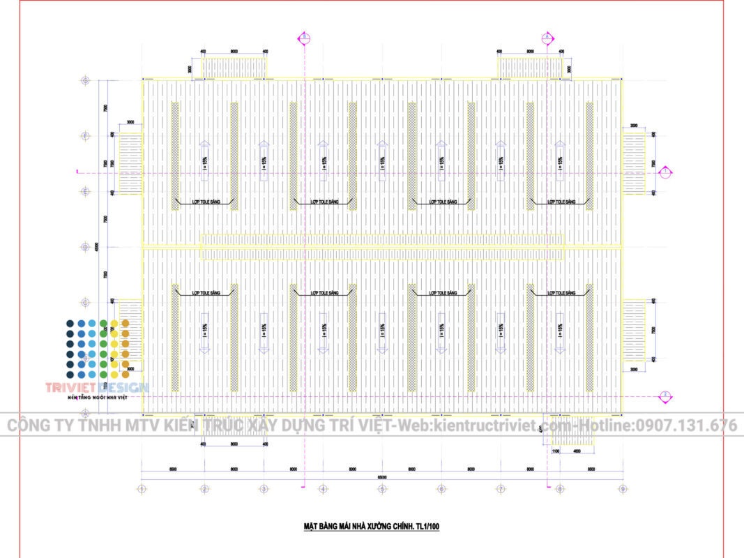 thiết kế nhà xưởng hiện đại cho công ty