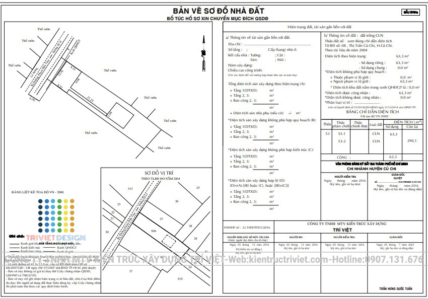 bản vẽ sơ đồ nhà đất