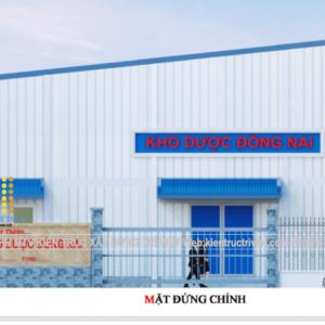 bản vẽ nhà kho dược hiện đại