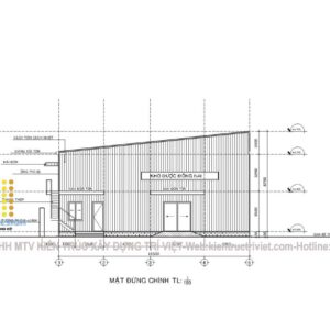 bản vẽ thiết kế nhà kho chứa dược phẩm