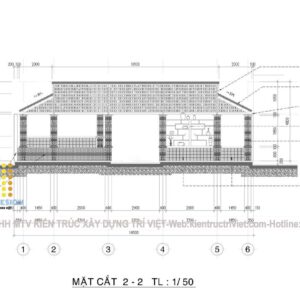 bản vẽ thiết kế quán cafe sân vườn đẹp
