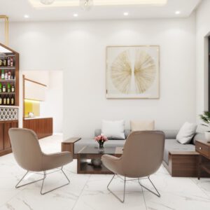 giá thiết kế biệt thự trệt sân vườn hiện đại