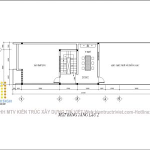 mặt bằng nhà phố 5x20 3 phòng ngủ