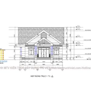 mẫu biệt thự vườn củ chi đơn giản