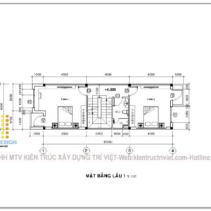 mẫu nhà 4x12 cao cấp