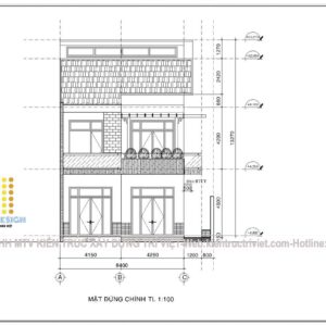 mẫu nhà phố 1 trệt 1 lầu sang trọng