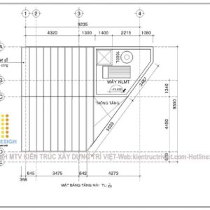 mẫu nhà shophouse tam giác hiện đại