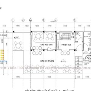 mẫu quán cafe phố đẹp dễ thương