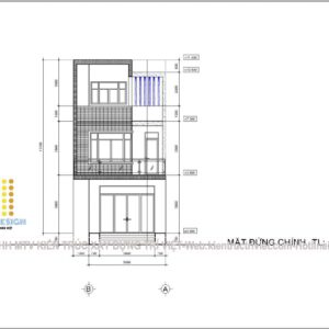 nhà phố 5x20 đẹp hiện đại