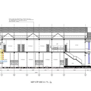 nhà phố liên kế 2 tầng tân cổ điển đẹp