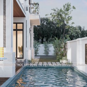 phối cảnh nhà 2 tầng đẹp