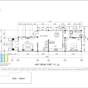 thiết kế biệt thự phố hiện đại