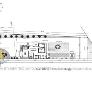 thiết kế biệt thự trệt ở tây ninh có sân vườn