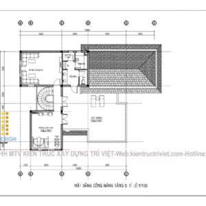 thiết kế biệt thự vườn 200m2 3 tầng ở củ chi