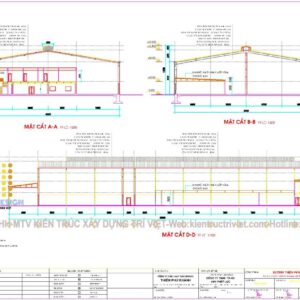 thiết kế nhà xưởng cơ khí thoáng rộng