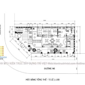 thiết kế quán cafe phố đẹp