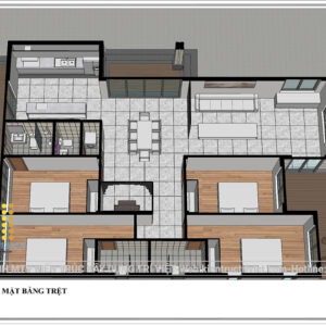 biệt thự cấp 4 đẹp có sân vườn