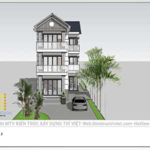biệt thự nhà vườn 3 tầng hiện đại