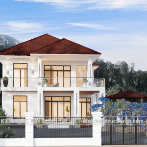 biệt thự sân vườn hồ bơi đẹp 2023