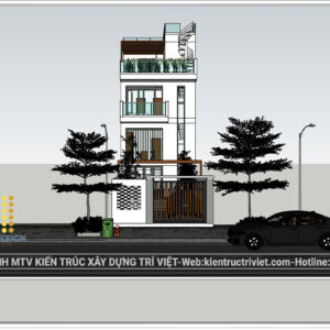 mặt tiền nhà ống phố đẹp