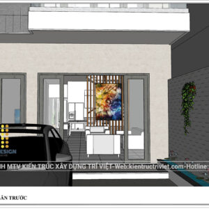 mẫu nhà phố 1 trệt 2 lầu bình dương hiện đại