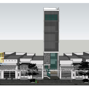 mẫu nhà phố rộng đẹp kinh doanh phòng nha