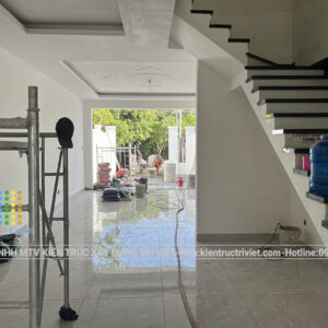 nhà biệt thự phố 01 trệt 01 lầu hiện đại