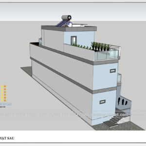 nhà mặt phố 3 tầng hiện đại