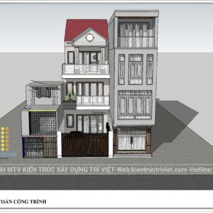 nhà phố 01 trệt 02 lầu đẹp ở bình dương