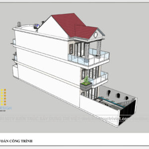 nhà phố 3 tầng hiện đại tại bình dương
