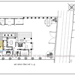 thiết kế biệt thự vườn hiện đại với hồ bơi